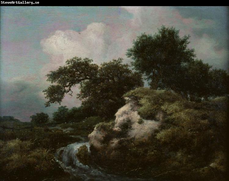 Jacob Isaacksz. van Ruisdael Landscape with Dune and Small Waterfall